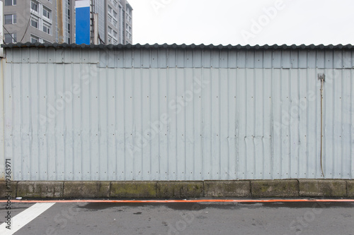 Wallpaper Mural Large blank billboard on a street wall, banners with room to add your own text Torontodigital.ca