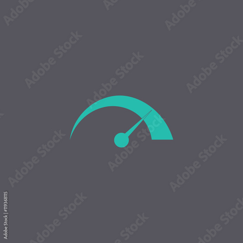 Vector speedometer icon