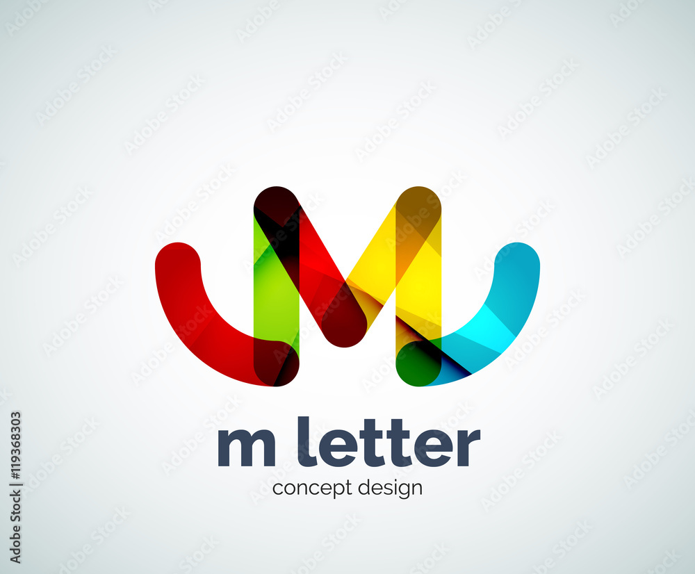 Fototapeta premium Letter m logo