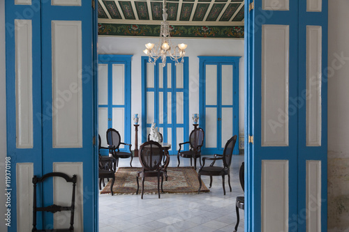 Interior view of a colonial house