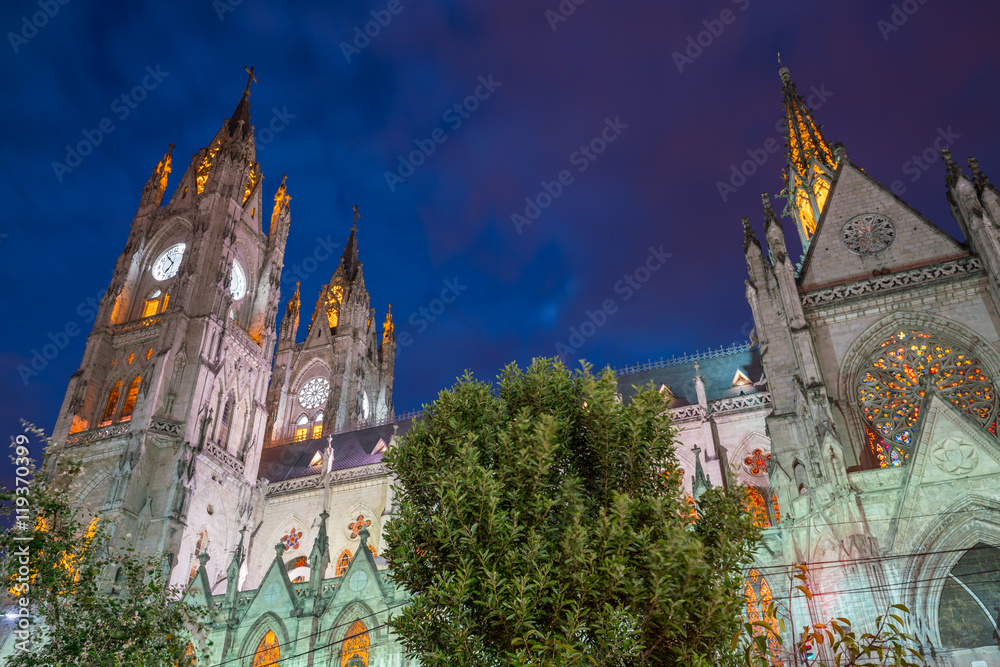custom made wallpaper toronto digitalThe Basilica del Voto Nacional in Quito, Ecuador