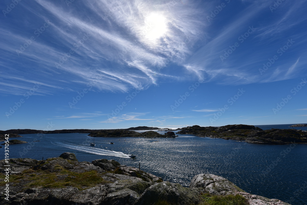 Schweden, Insel Tjörn, Meer und Wolken Schweden, Insel Tjörn, Meer und Wolken