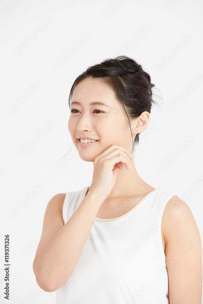肌の綺麗な女性 肌の綺麗な女性