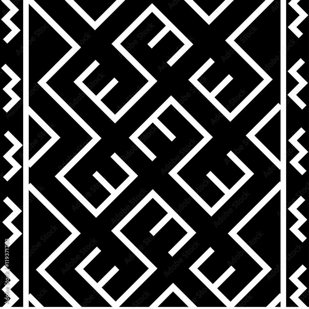 Black geometric pattern, modern, texture