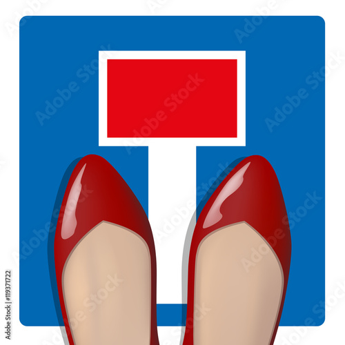 Impasse - professionnel - femme