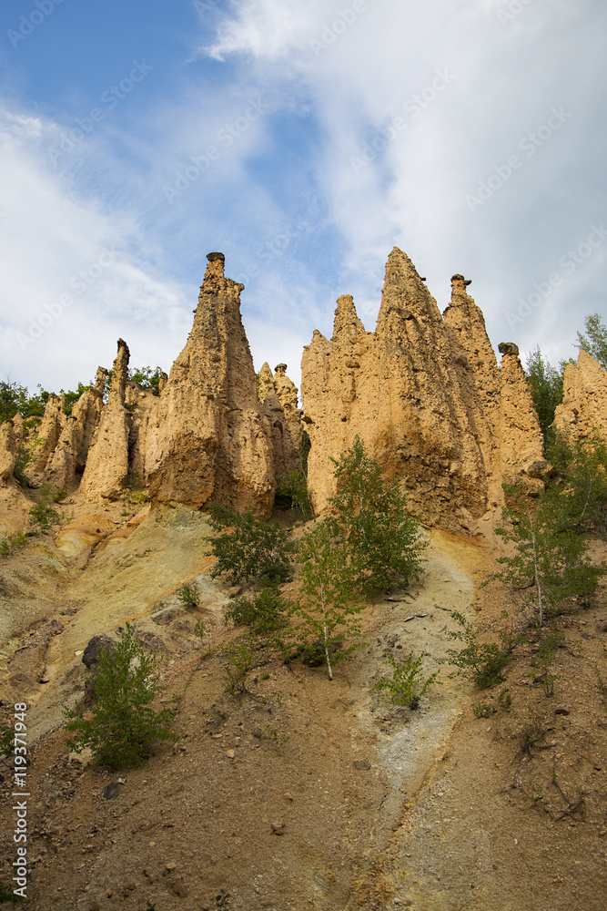Devils Town rock formation in Serbia
