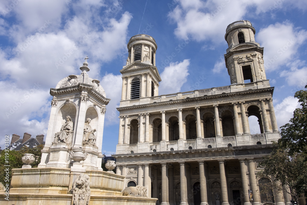 église saint-Sulpice, Paris, France