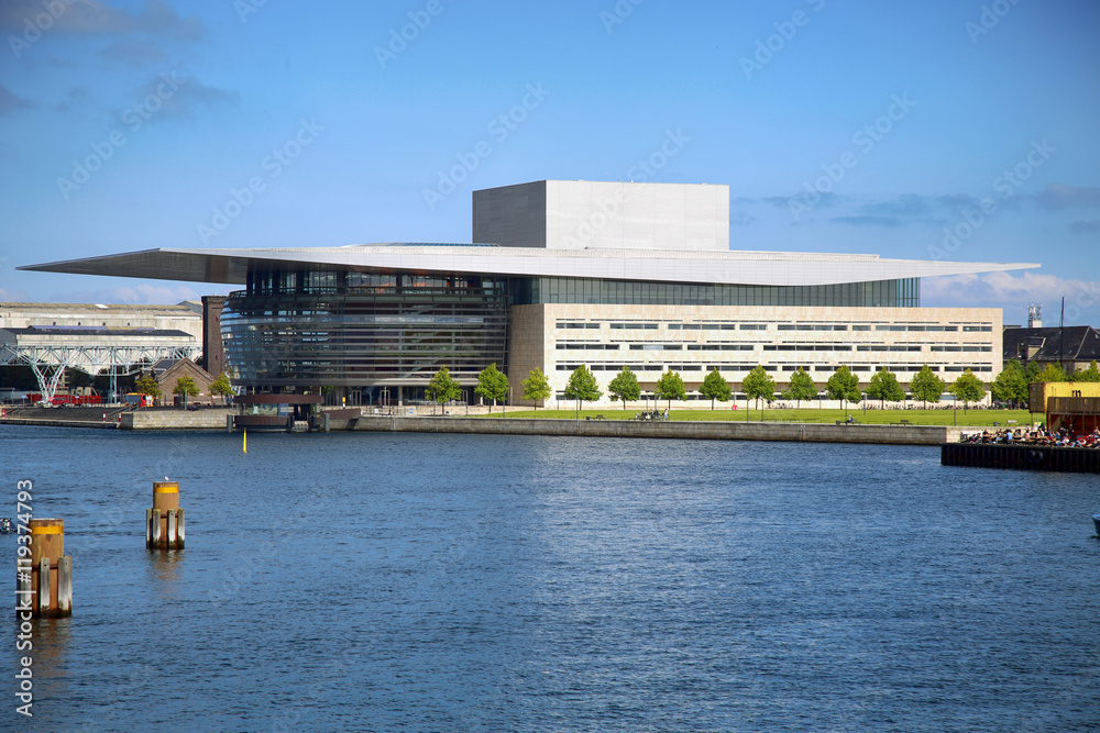 COPENHAGEN, DENMARK - AUGUST 15, 2016 The Copenhagen Opera House