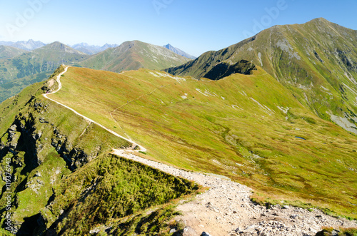 Fototapeta Naklejka Na Ścianę i Meble -  beautiful Western Tatra mountains in Poland
