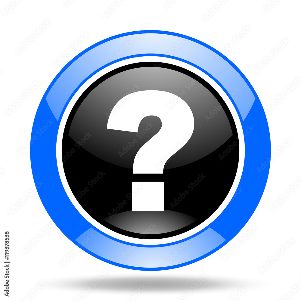 question mark blue and black web glossy round icon question mark blue and black web glossy round icon