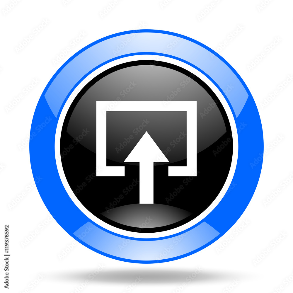 enter blue and black web glossy round icon enter blue and black web glossy round icon