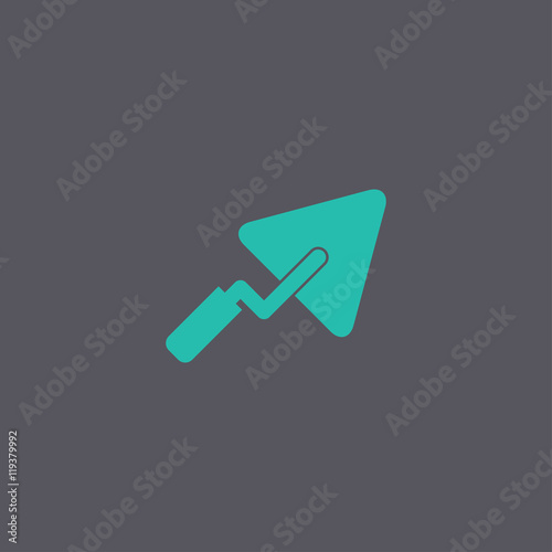 trowel icon. Flat