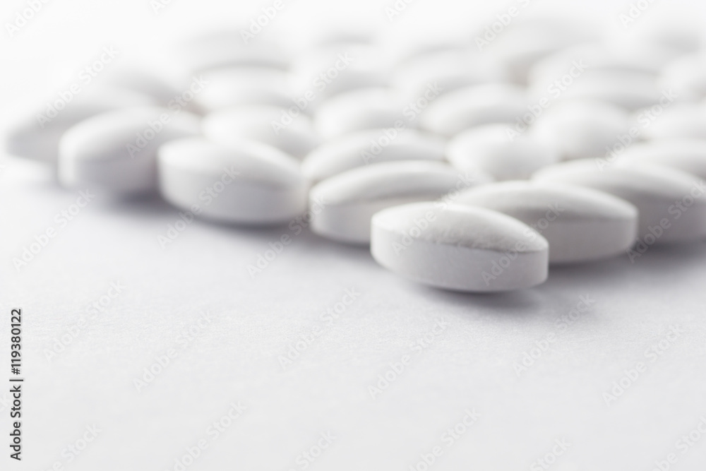 Multiple pills depicting medical treatment or pahrmaceutical ind Multiple pills depicting medical treatment or pahrmaceutical ind