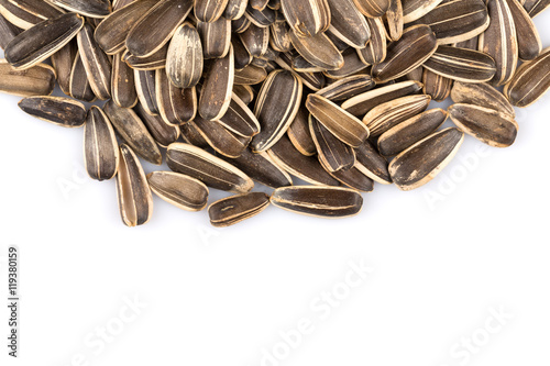 sunflower seeds pile