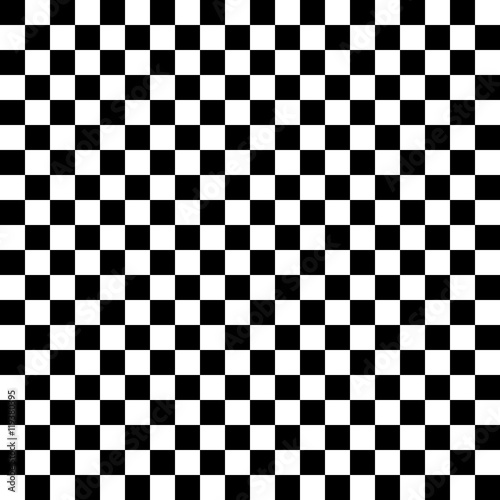 Black pattern chessboard - vector illustration.
