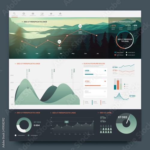 Infographic elements for your projects. Vector