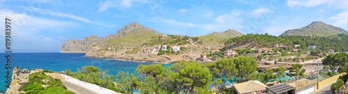 Bay Cala Molins in Cala Sant Vicenc, Majorca