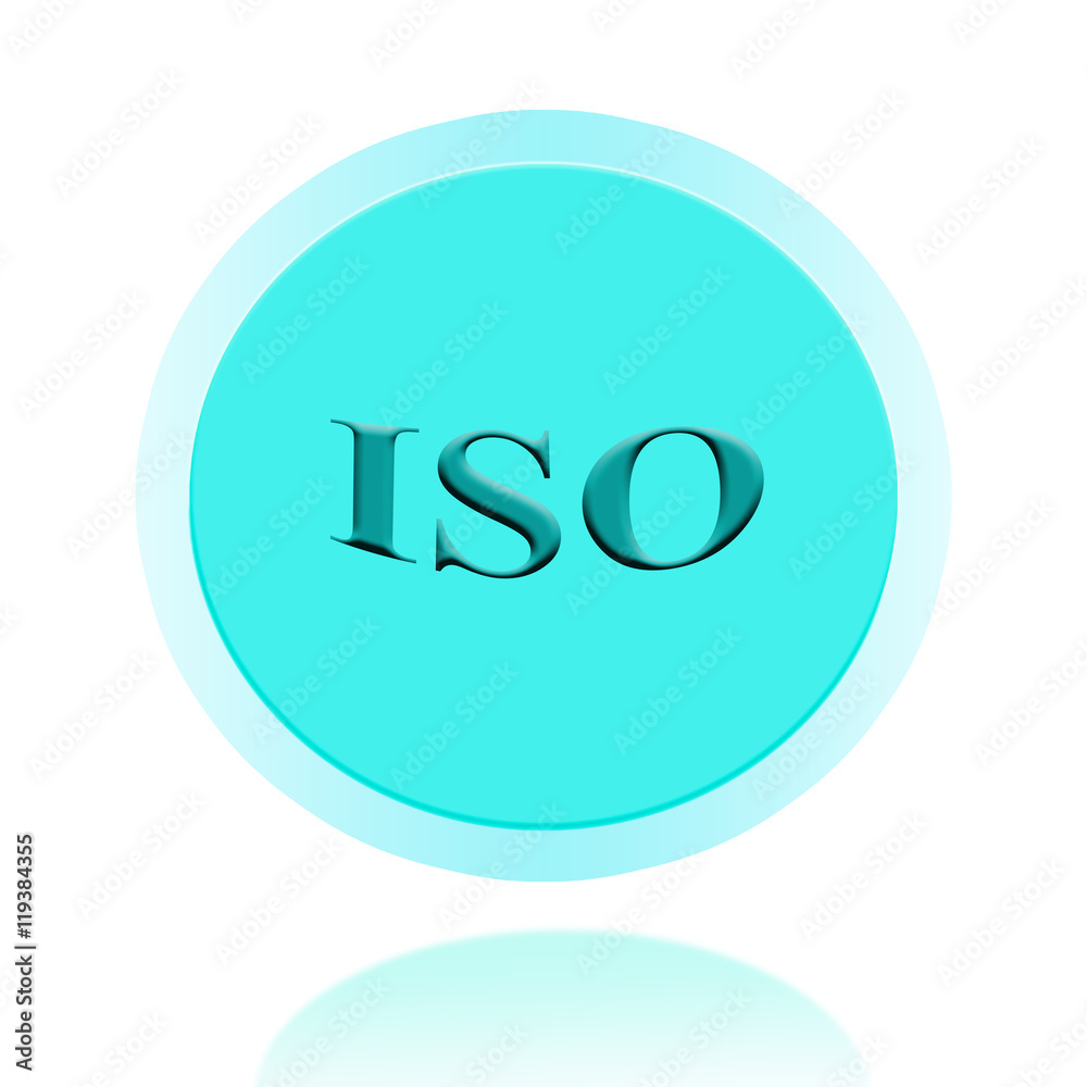 ISO certified icon or symbol image concept design for business and use in company system. ISO certified icon or symbol image concept design for business and use in company system.