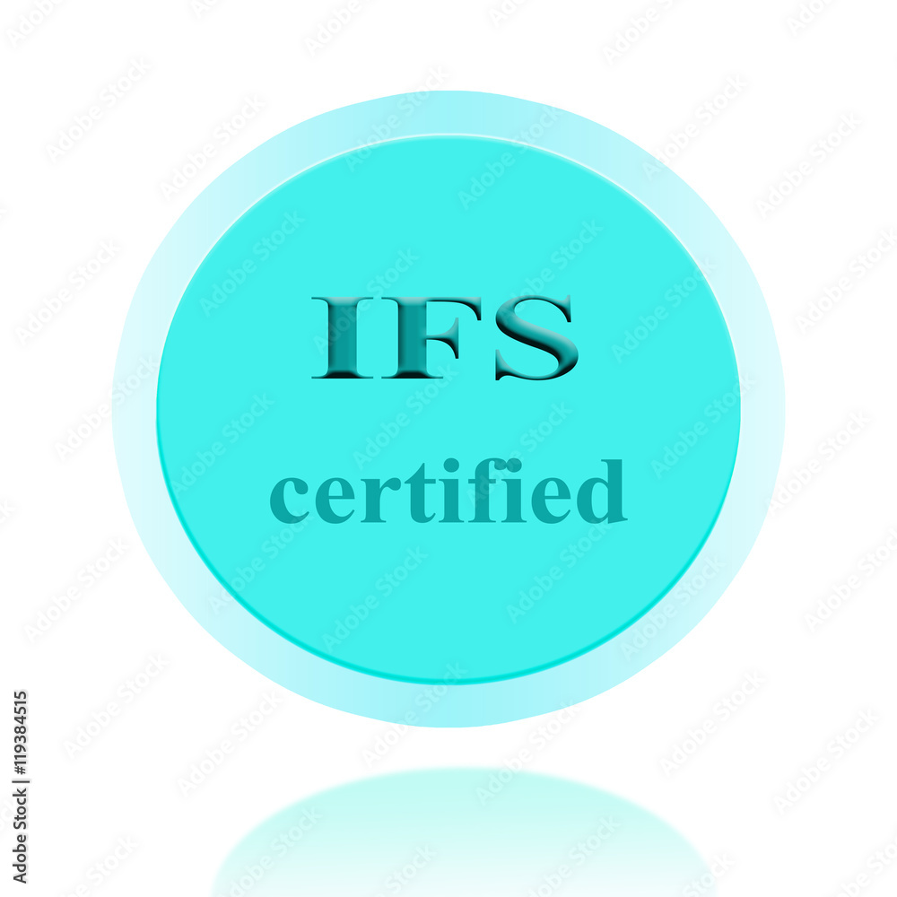 IFS certified icon or symbol image concept design for business and use in company system. IFS certified icon or symbol image concept design for business and use in company system.