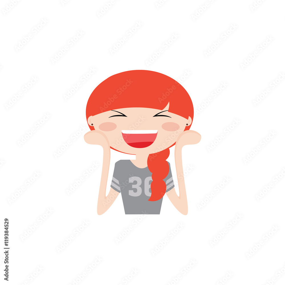 girl expression face