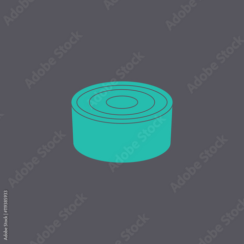 cans - canned food. Vector concept illustration for design