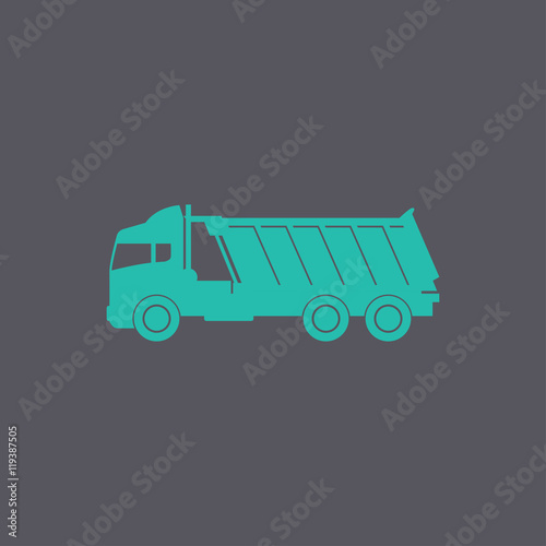 Truck icon. Vector concept illustration for design.