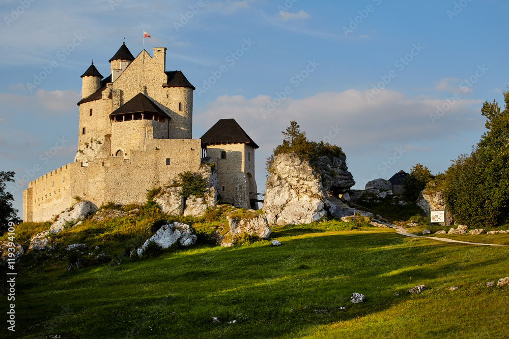 Medieval castle Bobolice, Poland