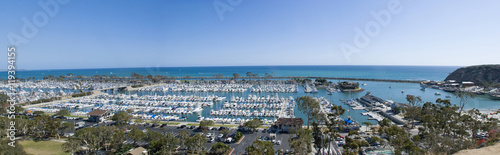Panorama des Hafens von Dana Point, Kalifornien