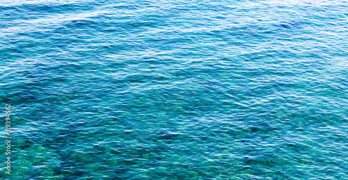 Sea water surface, panoramic background photo