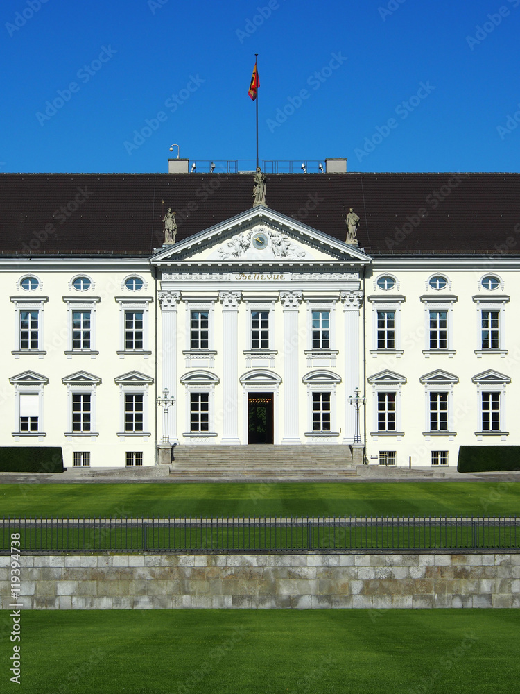 Berlin: Schloss Bellevue, Amtssitz des Bundespräsidenten