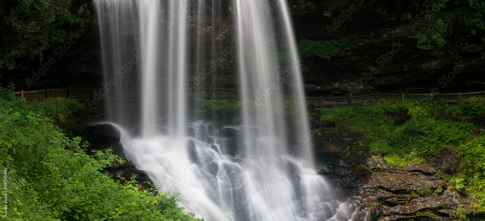 Dry Falls Waterfall near Highlands NC