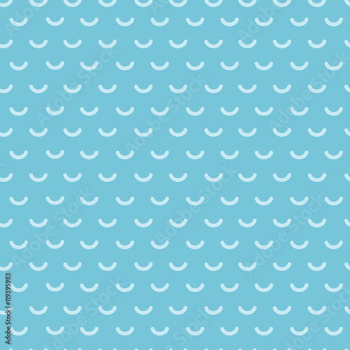 horizontal stylized seamless wave illustration