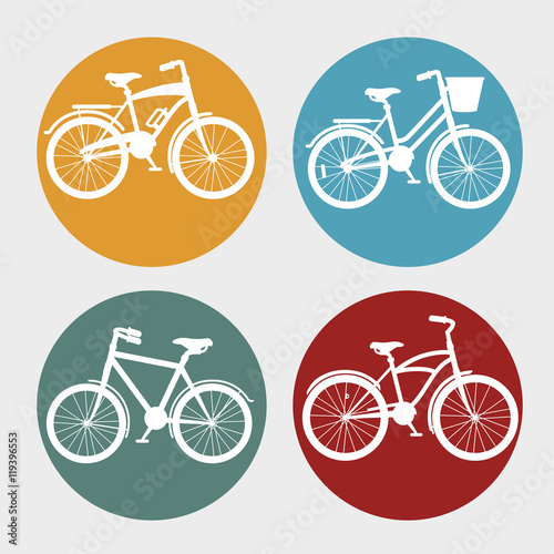 love bicycle lifestyle  icon vector illustration design