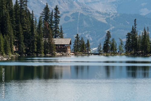 Картината върху платно Lake Agnes Tea House