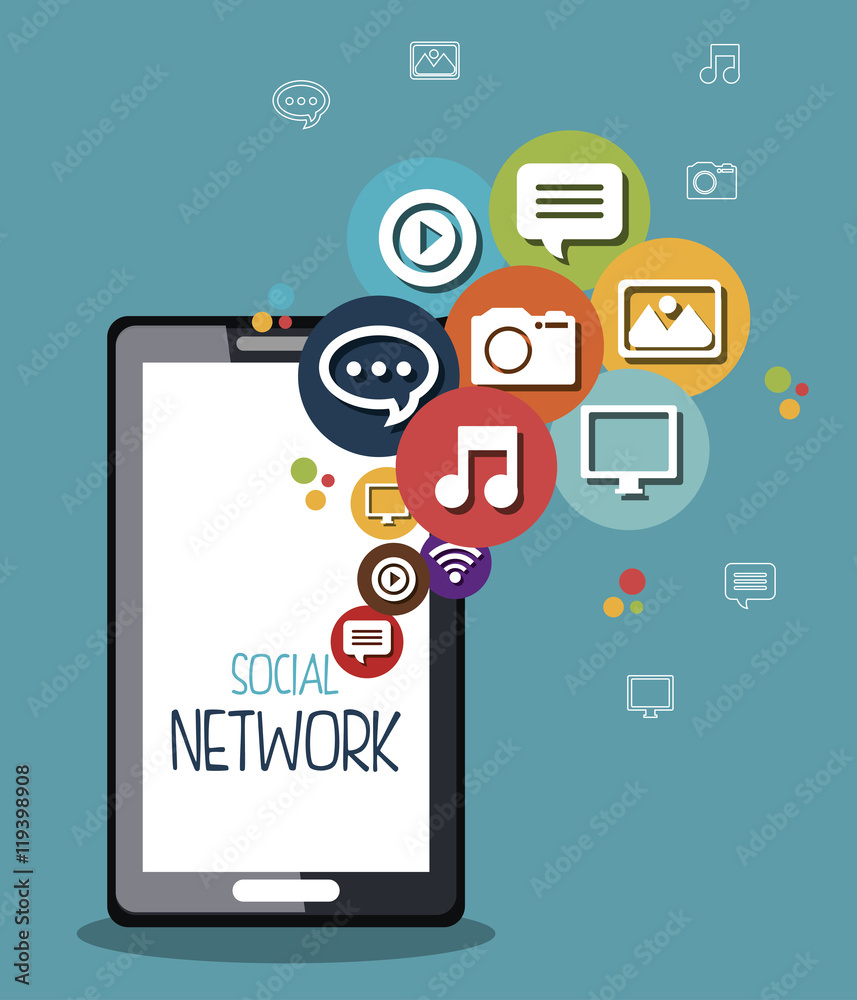 social network media isolated icon vector illustration design social network media isolated icon vector illustration design