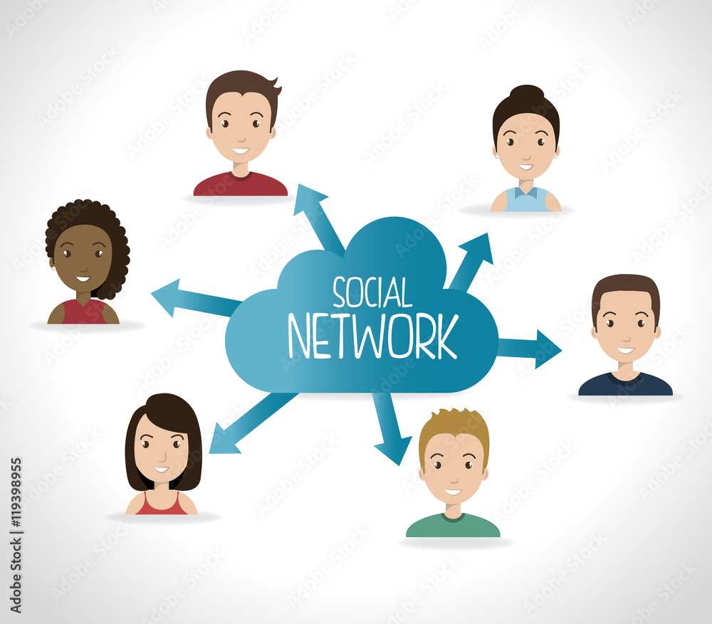 social network media isolated icon vector illustration design social network media isolated icon vector illustration design