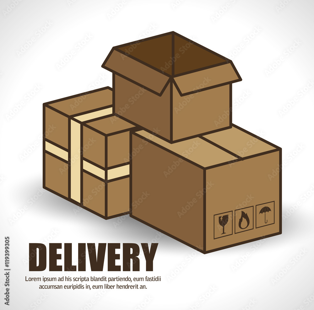 boxes carton packing delivery service vector illustration design boxes carton packing delivery service vector illustration design