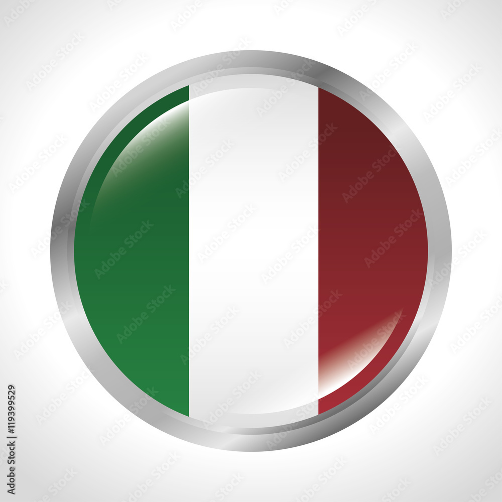 italy flag isolated icon vector illustration design italy flag isolated icon vector illustration design