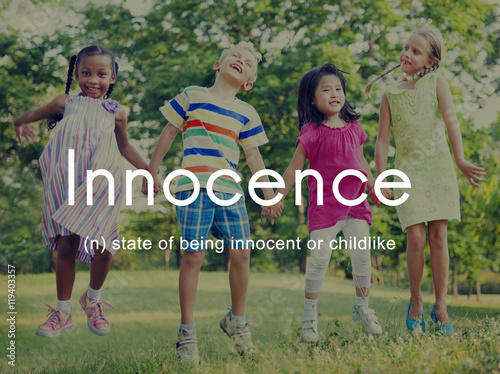 Innocence Naive Innocent Kids Childish Concept photo