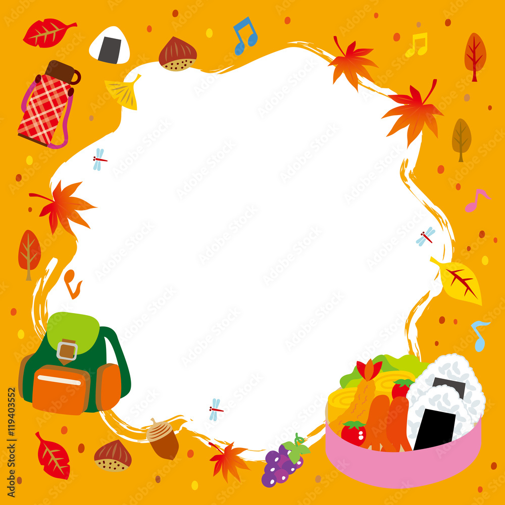 Obraz premium 秋お弁当 色々