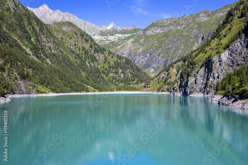 Beautiful lake Alpe dei Cavalli, Italy