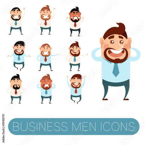 Set of business men5