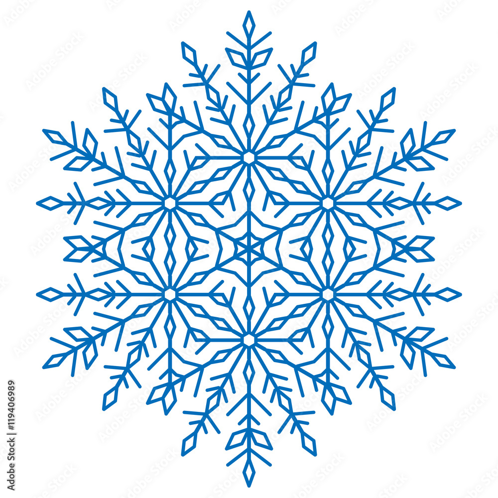Pretty Round Snowflake Pretty Round Snowflake