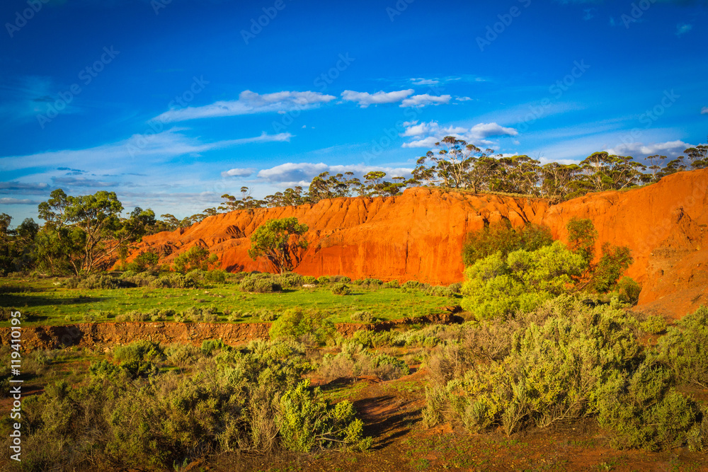 Red Banks Scenic Australian Outback rural Landscape