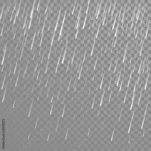 Slanting rain in wind