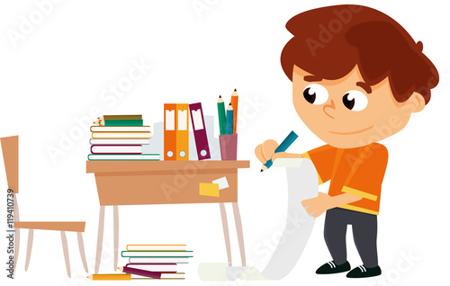 préparer la liste d’école