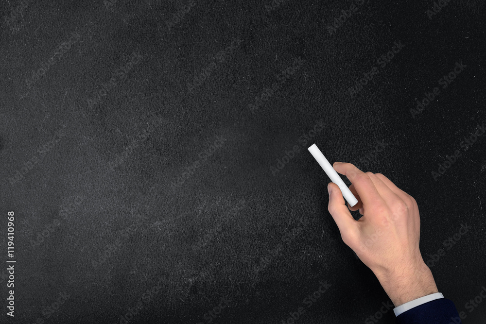 Fototapeta premium Empty black board