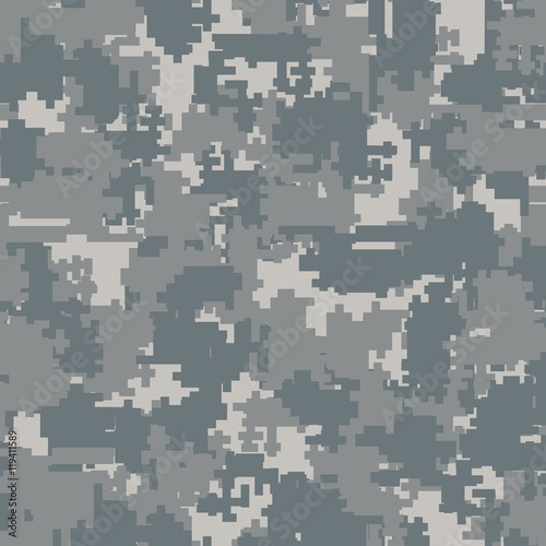 Digital camouflage seamless patterns