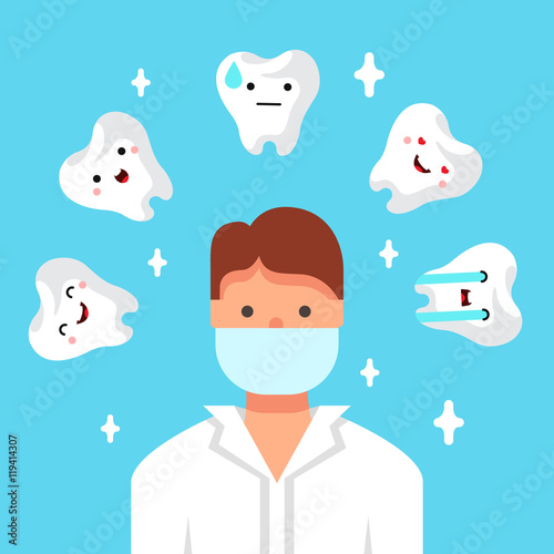 Dentist Doctor Vector illustration