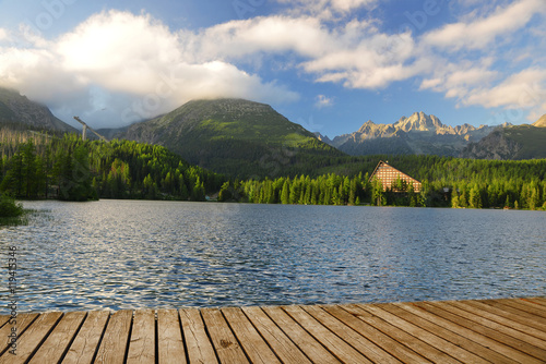 Lake Strbske Pleso in the National Park High Tatra © nixki